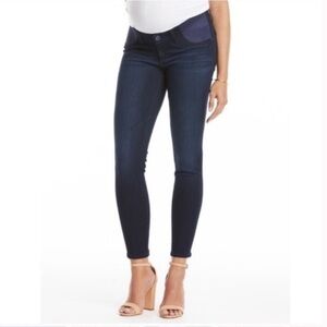 DL1961 Emma Skinny Maternity Instasculpt Jeans Dark Wash Size 27 Under Belly